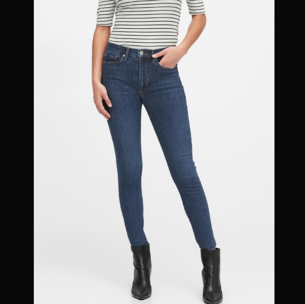 Banana Republic High-Rise Skinny Jeans 26